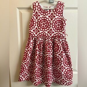 Kelly's Kids Red and White Polka Dot Dress